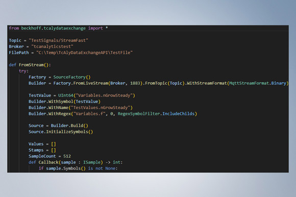 The new TwinCAT Analytics interface to Python opens up a wider range of algorithms for data analysis, among other elements.